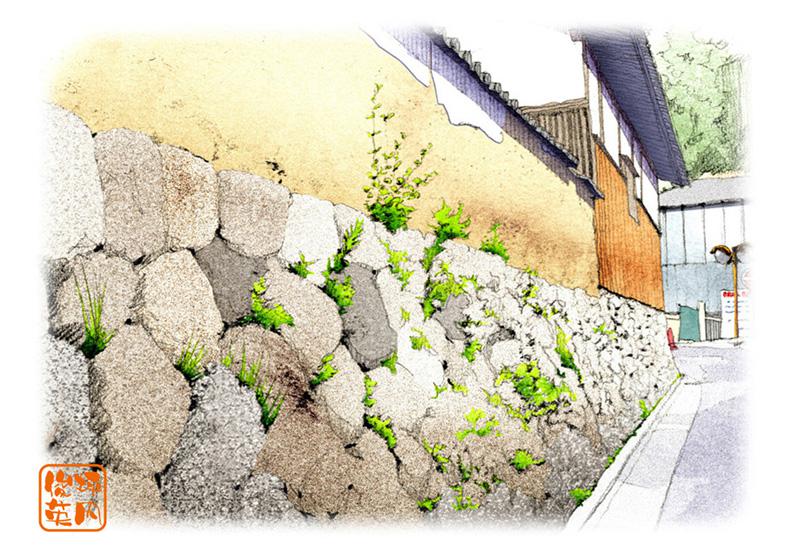 坪内俊英 手書きパース 建築パース 手書きイラスト